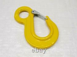 Eye Sling Hook with Latch 26MM Grade 8 (G80 21.2 Ton Safety Catch Chain Lifting)