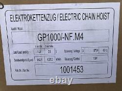 GIS 1 Ton Electric Chain Hoist No. GP1000/-NF