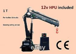 HYiND H10X3 Truck Crane 12v HPU INCLUDES VAT 1 Ton hiab Loader
