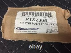 Harrington I-Beam Adjustable Width Push Trolley 1/4 &1/2 Ton PTS2005 Ts2-935