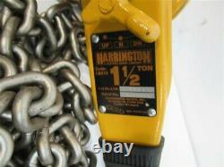 Harrington LB015-15, 1-1/2 Ton Lever Chain Hoist, 15' Lift