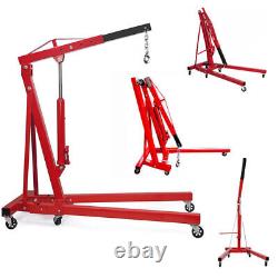 Heavy-Duty 2 Ton Warehouse Workshop Hydraulic Lifter Engine Crane Hoist Lift