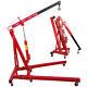 Heavy Duty Red Folding Hoist/shop Crane Steel 1 Ton Hydraulic Engine Stand Lift