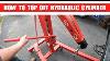 How To Top Off Engine Hoist Hydraulic Cylinder The Fastest Way To Raise Engine Hoist