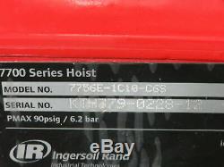 Ingersoll Rand 7756E-1C10-C6S 1/2 Ton 1000LB Air Pneumatic Chain Hoist 10' Lift
