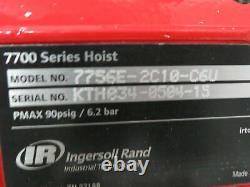 Ingersoll Rand 7756E-2C10-C6U 1/2 Ton 1000LB Air Pneumatic Chain Hoist 10' Lift