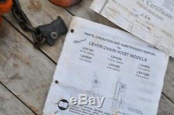 Ingersoll Rand ROUGHNECK L5H300-15 Lever Chain Hoist 1-1/2 Ton GOT WET