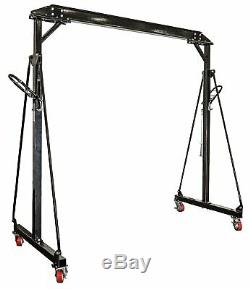 JEGS Performance Products 81245K Gantry Crane with Trolley & Chain Hoist 1-Ton C