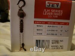 JET Compact Lever Chain Hoist 1/2-Ton Cap, 10-Ft. Lift Height, #JLH-50-10