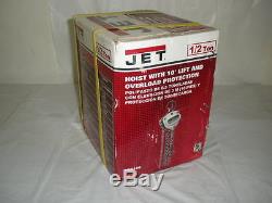 JET L100-50WO-10 ½ TON 10 Ft CHAIN HOIST and LIFT & OVERLOAD PROTECTION 104100
