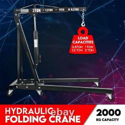 Jack Wheeled Foldable Hoist/Shop Crane Steel 2 Ton Hydraulic Engine Stand Lift