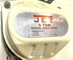 Jet 101723 SMH-5T-30 Chain Hoist 5 Ton 30 Foot Lift (Lavergne Color)