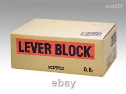 Kito compact lever block LB008 0.8 ton x 1.5 m from Japan DHL NEW