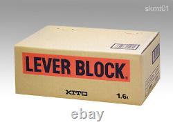 Kito compact lever block LB016 1.6 ton x 1.5 m from Japan DHL NEW