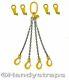 Lifting Chain 6meter X 4leg 10mm 20ft Container Chain + 4 X 12.5ton Lifting Lugs