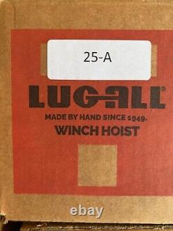 Lug-All 25-A 1.5 ton lineman's strap hoist NEW IN BOX