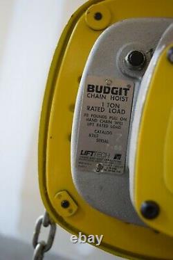 MADE IN USA Budgit USA Hand Chain Hoist 1-TON, 10' LIFT MADE IN USA