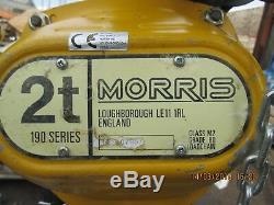Morris 2 Ton British Made Chain Hoist (new) Unused
