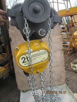 Morris 2 Ton British Made Chain Hoist (new) Unused