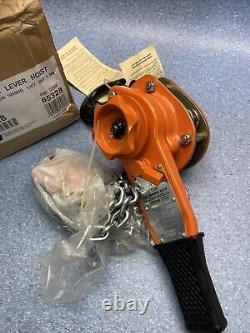 NEW CM 5328 653 Series Hand Operated Chain Lever Hoist 1 Ton 5 Ft Lift 2000 Lbs