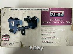 NEW SEALED Jet HDT Series Heavy Duty 1 Ton Manual Trolley 1-HDT BLUE 262010