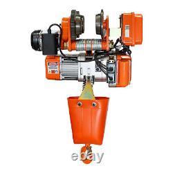 Prowinch 1 Ton 220V Electric Chain Hoist Power Trolley 20 ft. G80 Chain M3/H2