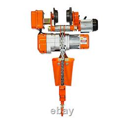 Prowinch 1 Ton 220V Electric Chain Hoist Power Trolley 20 ft. G80 Chain M3/H2