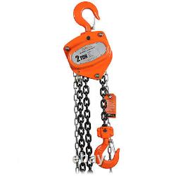 Prowinch 4400 lbs. 2 Ton Manual Chain Hoist G80 Black Tempered Chain 20 ft