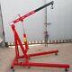 Red Heavy Duty 1 Ton 1t Hydraulic Folding Engine Crane Stand Hoist Lift Jack Uk