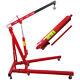 Red Workshop 1 Ton Hydraulic Hoist Lift Jack Folding Engine Crane Stand W Wheels