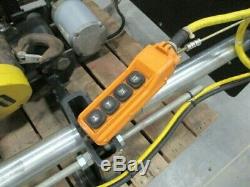 Shaw Box 5-ton Wire Rope Hoist Used Manufacturing 3-phase 460 Volt Rigging