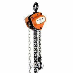 SuperHandy Manual Chain Block Hoist Come Along 1/2 TON 1100 LBS Cap 10FT Lift