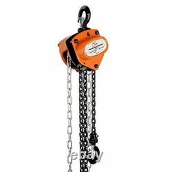 SuperHandy Manual Chain Block Hoist Come Along 1/2 TON 1100 LBS Cap 10FT Lift 2
