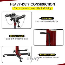 Transmission Jack 0.5Ton Heavy Duty Hydraulic Gearbox Auto Part Lift Hoist Stand