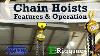 Tyler Tool Manual Chain Hoists Features And Operation