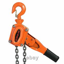UK 1.5 Ton 10ft Manual Hand Ratchet Chain Lever Winch Lifting Pull Hoist