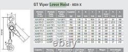 Viper Lever Ratchet Tensioner Chain Block Hoist