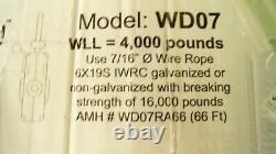 Walk-e Dog Grip Hoist AMH WD07 Grip Hoist 4,000 Lb 2 Ton capacity Open Box