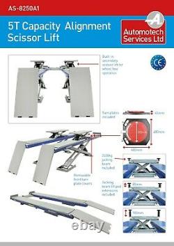 Wheel Alignment Scissor Car Lift / Vehicle Ramp / Hoist, 5 Ton, 5000kg