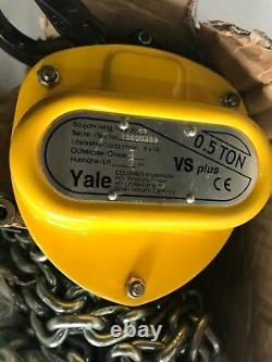 Yale 1/2 Ton Manual Chain Hoist 500 Kgs, 6 Meter Lift, VS Plus # New