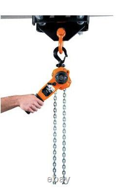 (new) Cmco Series 653 Lever Operated Hoist 1 Ton Capacity 10ft Lift